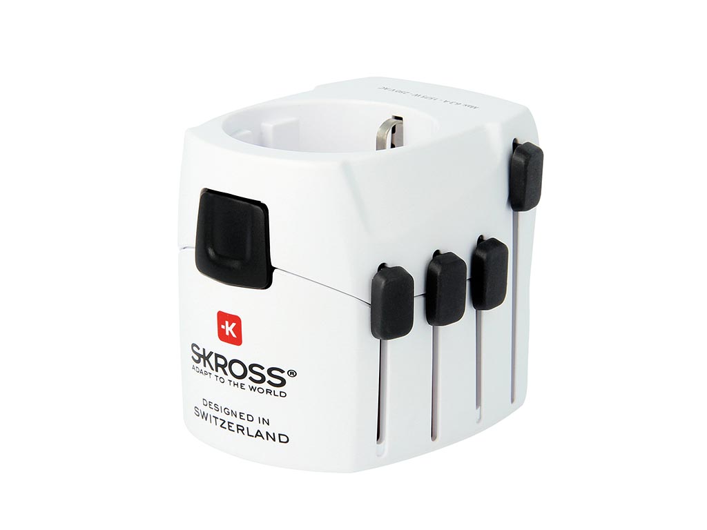 Wereldreisadapter met geaarde stekkers 7 A afbeelding
