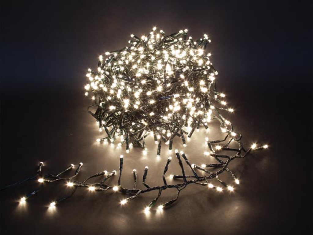 Spinlight LED - 18 m - 1530 leds - warmwit - zwarte kabel - modulator - 31V afbeelding
