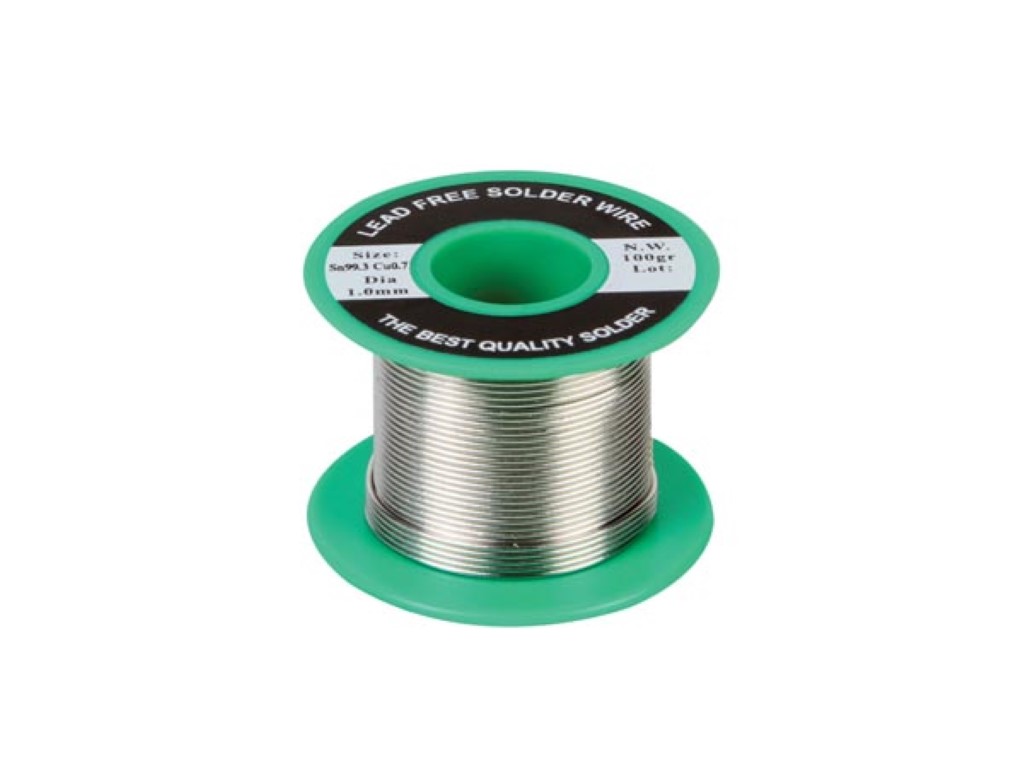 Velleman LOODVRIJ SOLDEER Sn 99.3% Cu 0.7% 1mm 100g