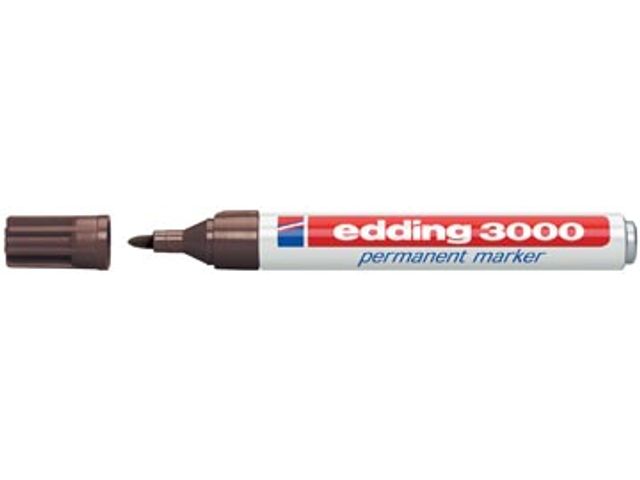 Viltstift edding 3000 rond 1.5-3mm donkerbruin afbeelding
