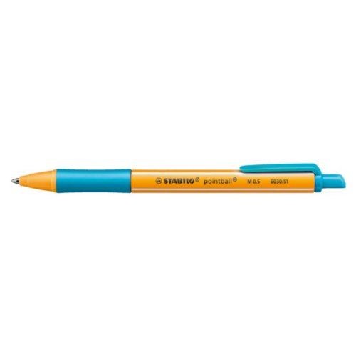 Balpen STABILO pointball 6030/51 medium turquoise afbeelding