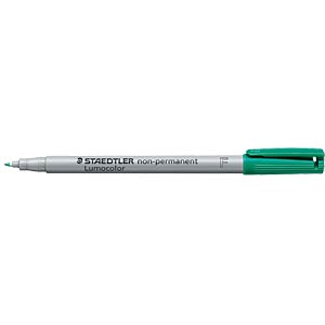 Viltstift Staedtler Lumocolor 316 non permanent F groen afbeelding
