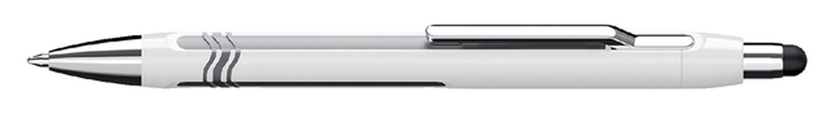 Balpen Schneider stylus Epsilon Touch extra breed wit/zilver afbeelding