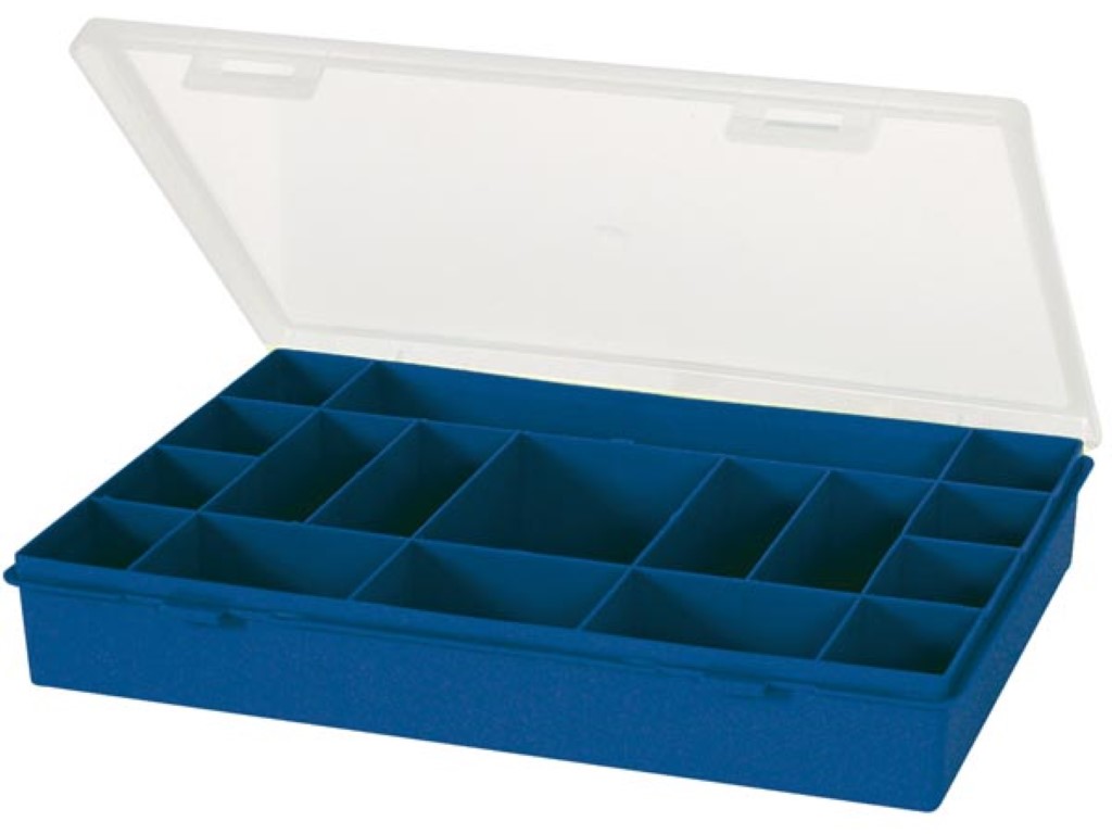 Velleman TAYG Opbergkoffer 330 x 274 x 54 mm 17 Sorteervakken 4 8 L