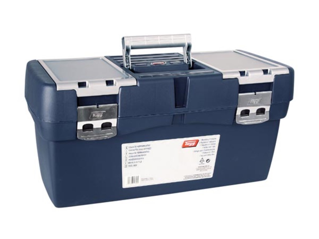 Velleman TAYG Gereedschapskoffer 500 x 258 x 255 mm met Inlegbak 32 8 L