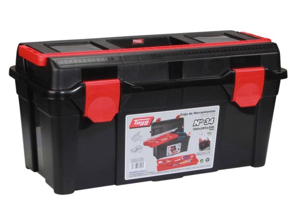 Velleman TAYG Gereedschapskoffer 580 x 285 x 290 mm met Inlegbak en Sorteerbak 47 9 L