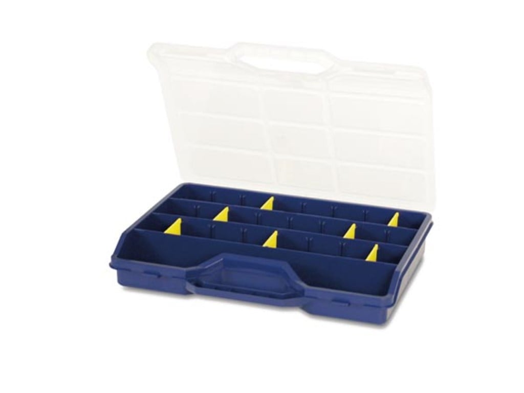 TAYG - Sorteerkoffer - 312 x 238 x 51 mm - 21 Uitneembare Verdeelvakken - 3,7 L afbeelding