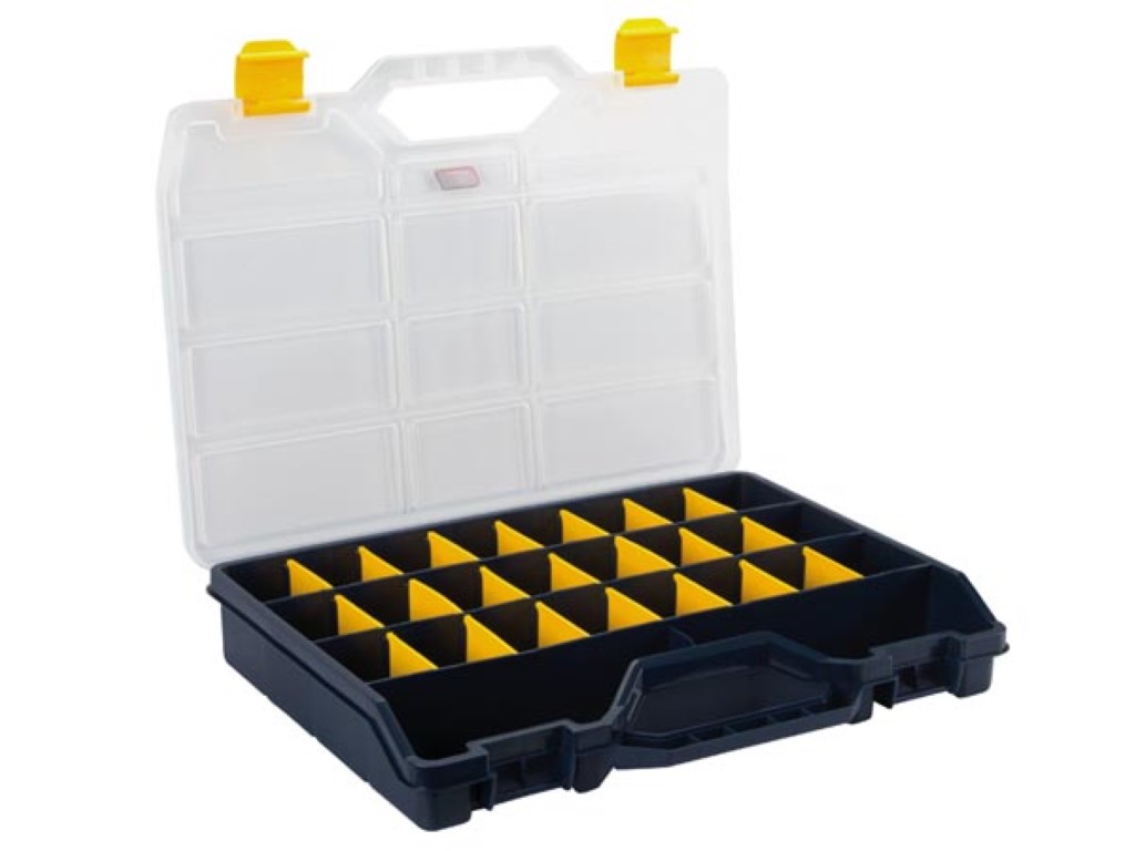 TAYG - Sorteerkoffer - 460 x 350 x 81 mm - 21 Uitneembare Verdeelvakken - 13 L afbeelding