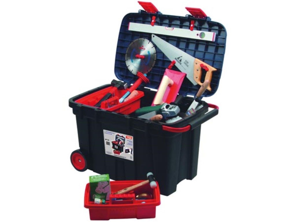 TAYG - Gereedschapskoffer - op Wieltjes - 775 x 472 x 493 mm - met Inlegbak - 180 L afbeelding