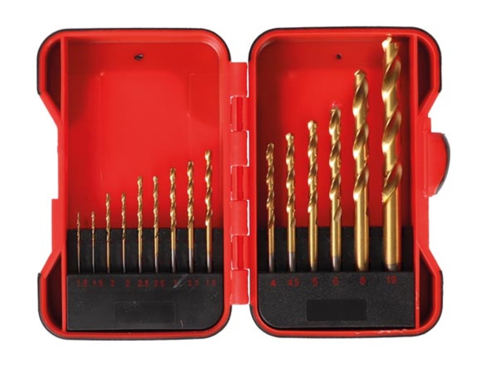 HSS-BORENSET - TITANIUM COATING - 15-delig afbeelding