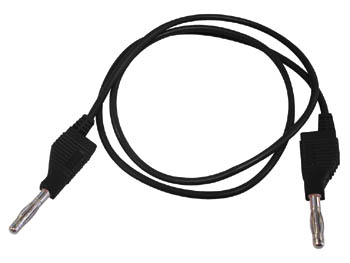 Velleman MEETSNOEREN (SPUITGEGOTEN BANAANPLUGGEN 4mm) ZWART