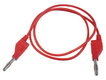 MEETSNOEREN (SPUITGEGOTEN BANAANPLUGGEN 4mm) / ROOD afbeelding
