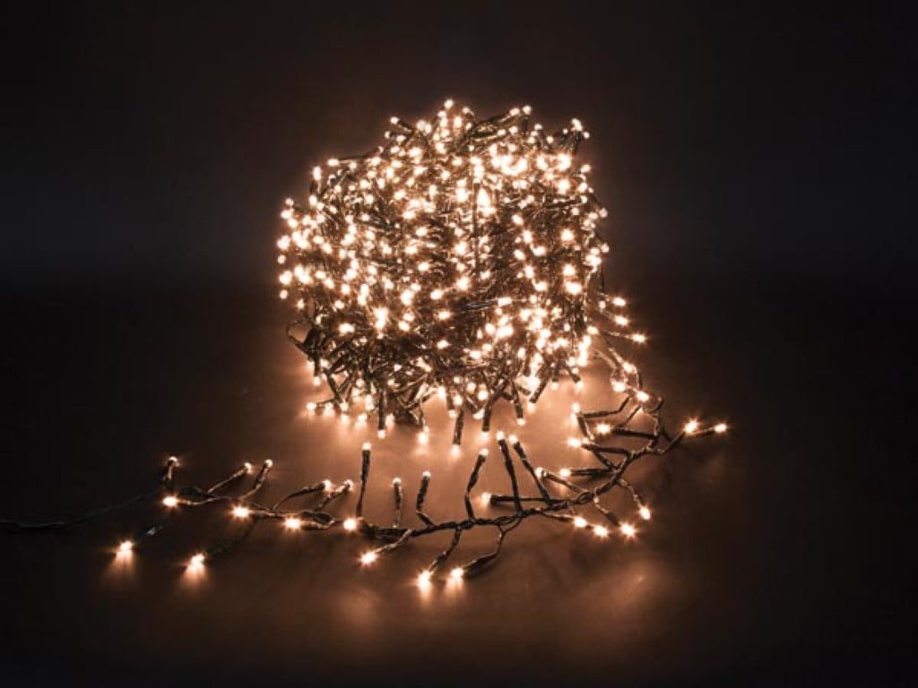 Twistlight LED - 18 m - 1530 arizona witte lampen - zwart draad - 31V afbeelding