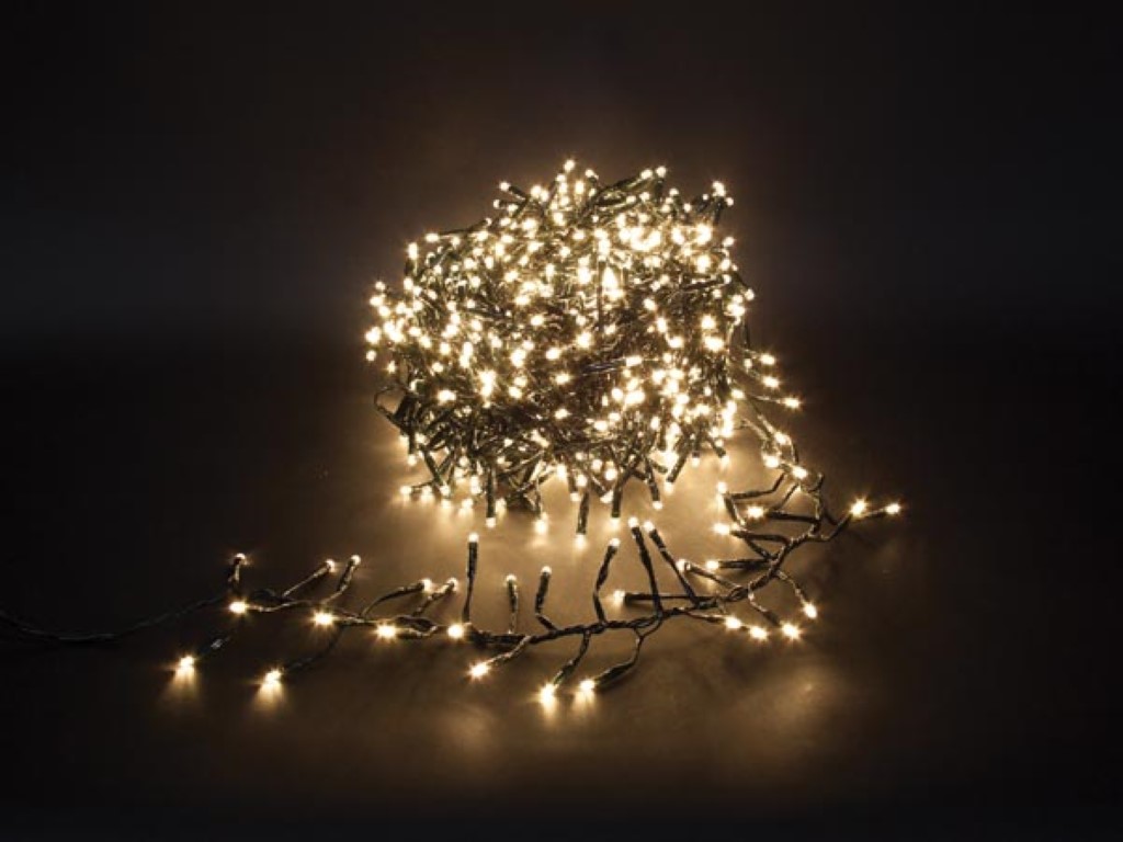 Twistlight LED - 18 m - 1530 warm witte lampen - zwart draad - 31V afbeelding
