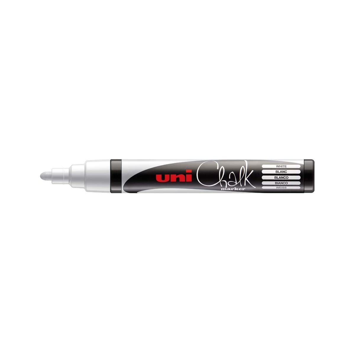 Krijtstift Uni-ball chalk rond 1.8-2.5mm wit afbeelding