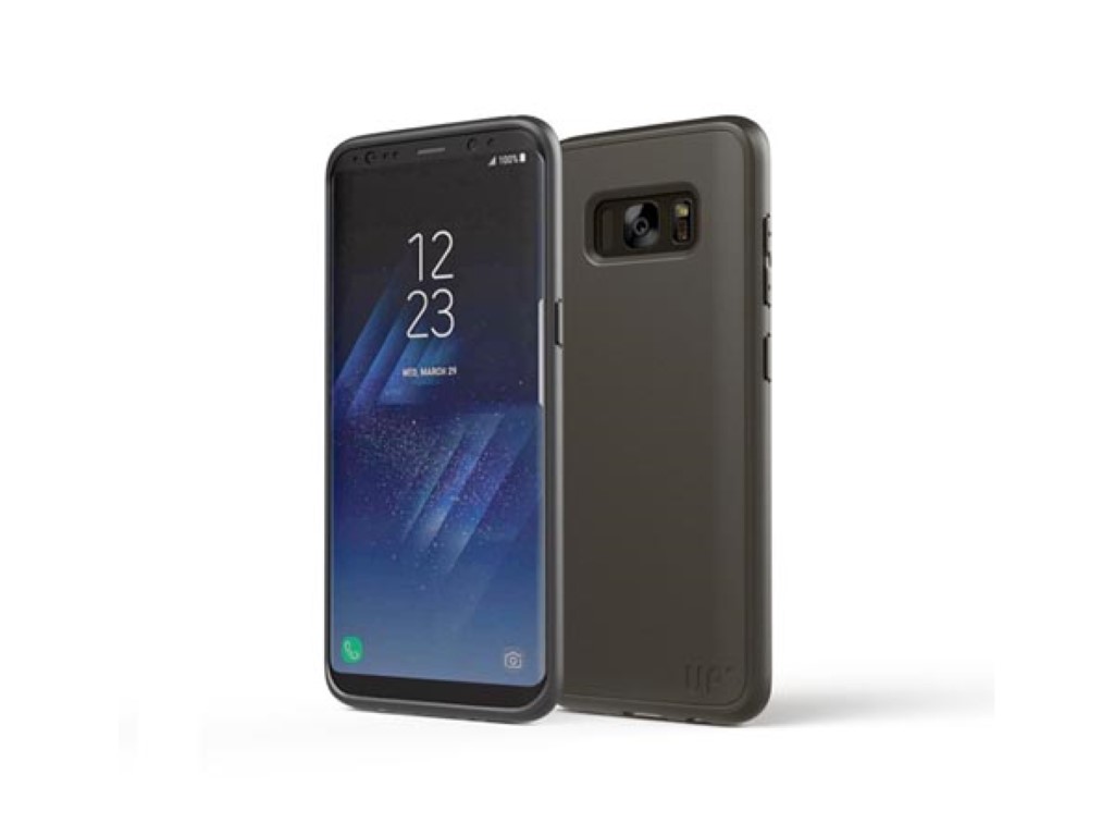 EXELIUM - BESCHERMHOES MET LAADFUNCTIE - MAGNETISCH - SAMSUNG® GALAXY S8 PLUS - ZWART afbeelding