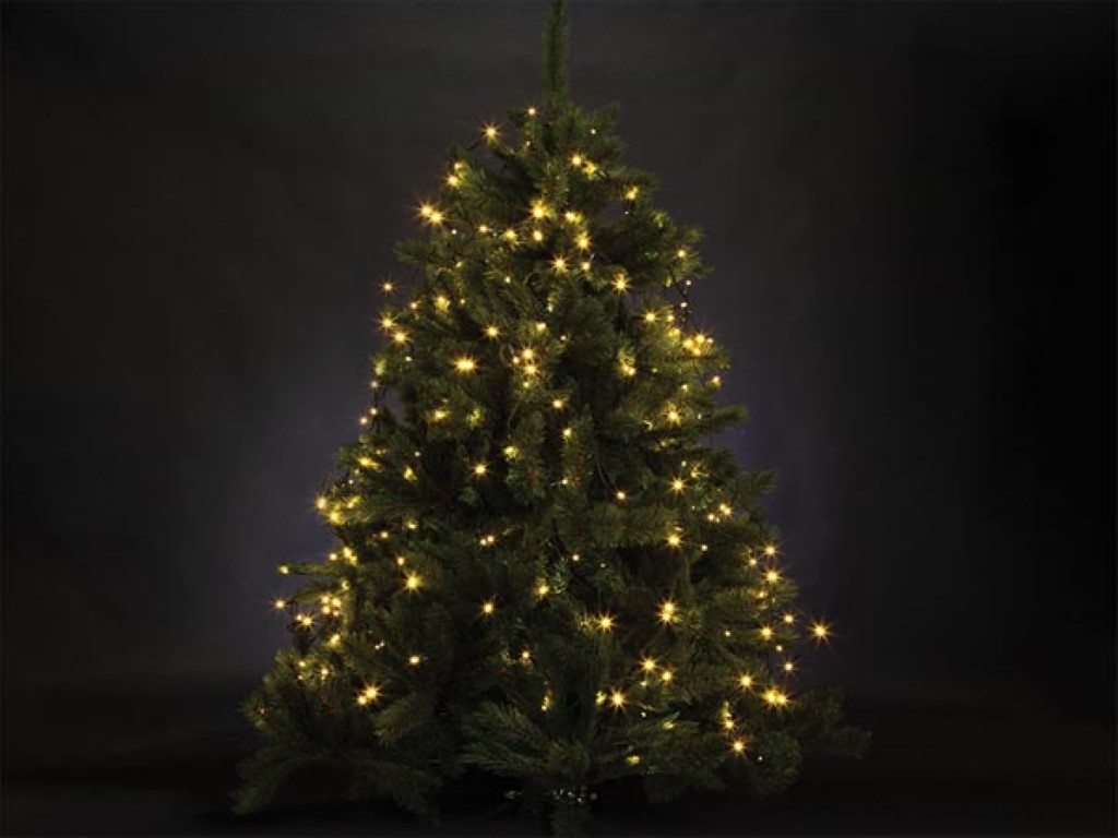 Velleman ATRIA LED voor bomen tot 1.8 m 220 leds warmwit groene kabel 24 V
