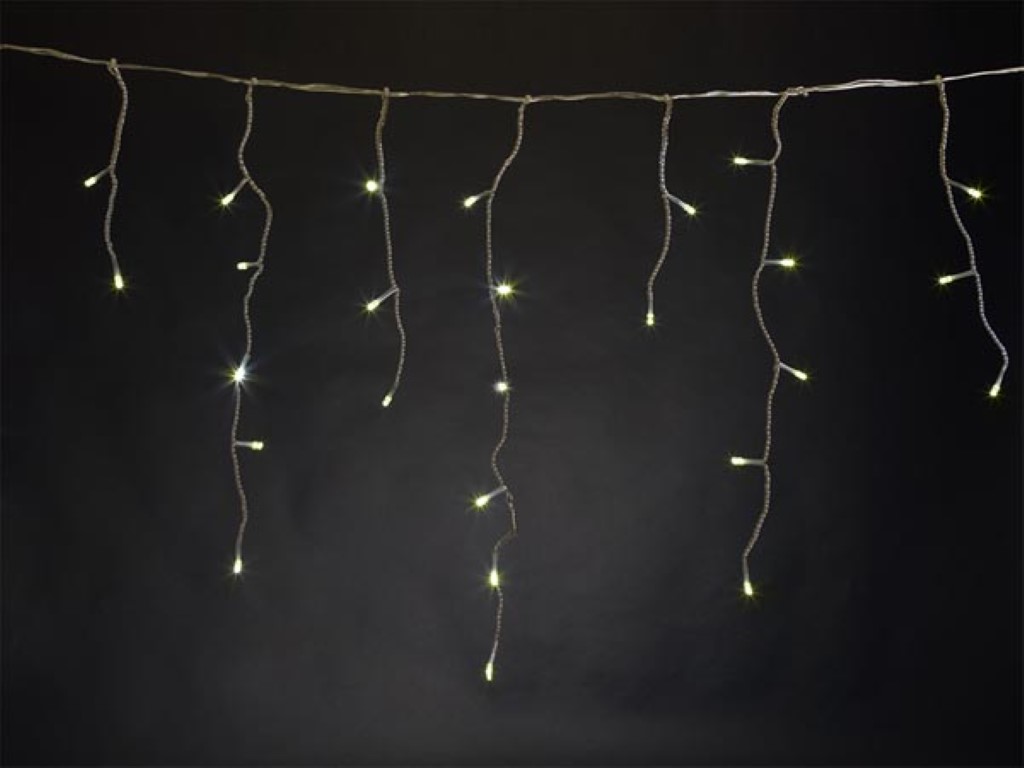 Velleman RANA LED 4 x 0.6 m 144 leds warmwit transparante kabel modulator 24 V