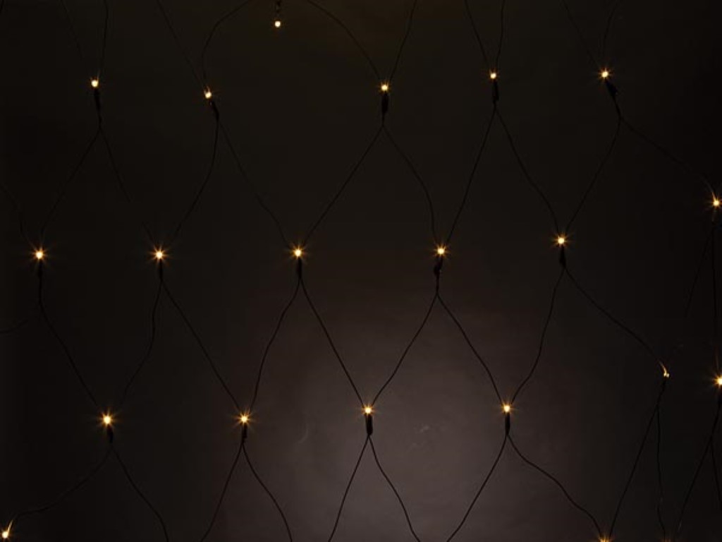 Velleman SPIKA LED 2 x 2 m 144 leds warmwit zwarte kabel 36 V