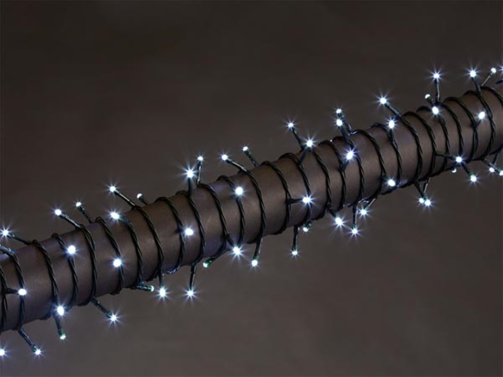STELLA LED - 8 m - 120 leds - wit - groene kabel - 24 V afbeelding