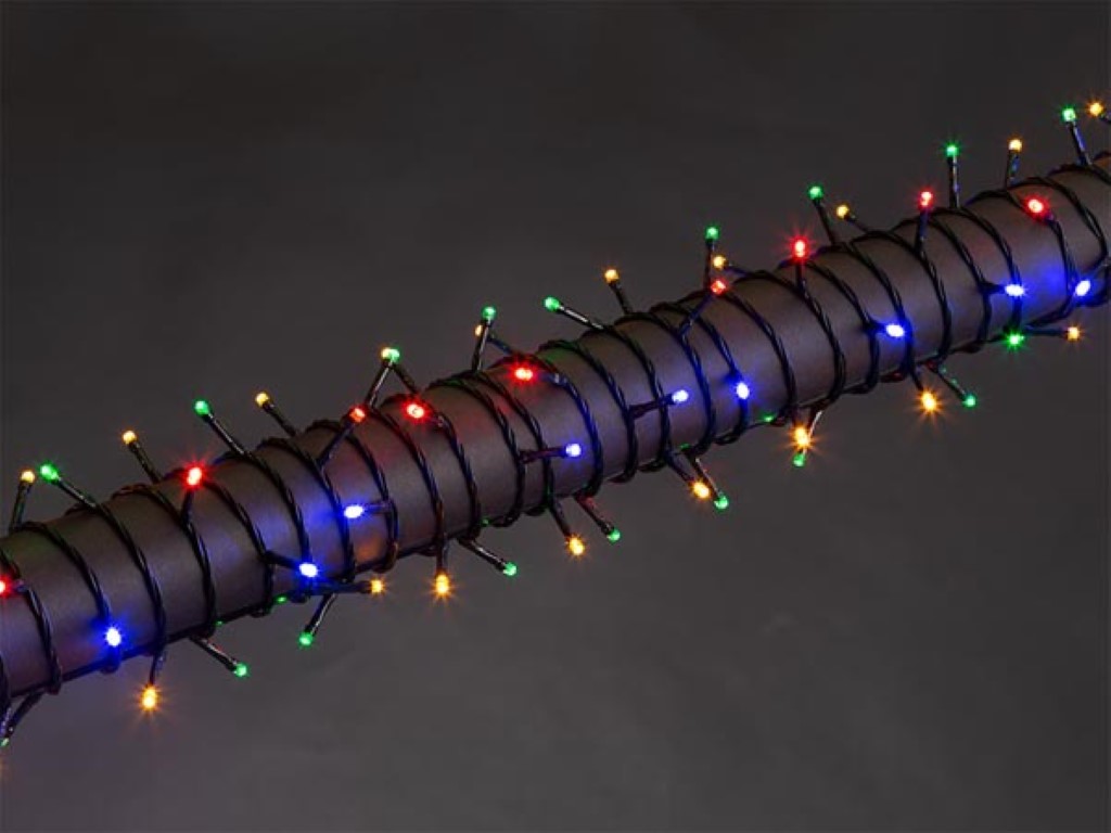 STELLA LED - 20 m - 300 leds - veelkleurig - groene kabel - 24 V afbeelding