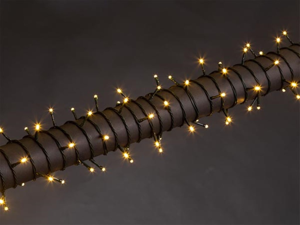 STELLA LED - 20 m - 300 leds - warmwit - groene kabel - 24 V afbeelding