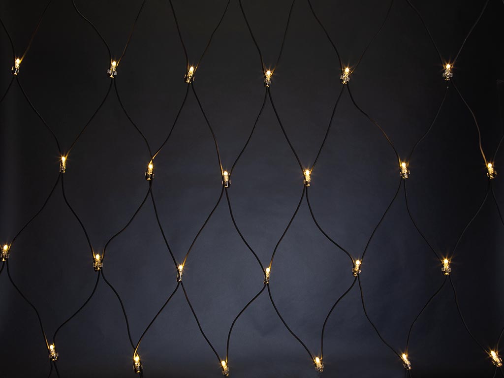 SUBRA LED - Subra start - 2 x 2 m - 144 leds - warmwit - zwarte kabel - 230 V afbeelding