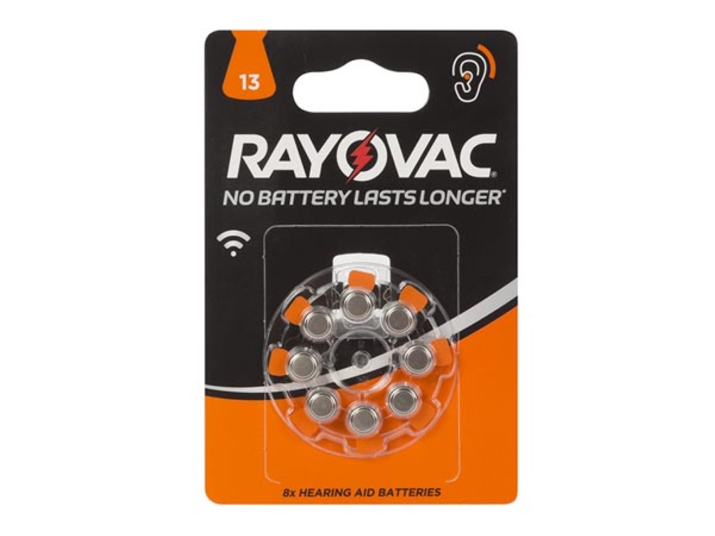 Velleman RAYOVAC ZINC AIR KNOOPCEL 1.45V-290mAh 4606.745.418 (8st bl)