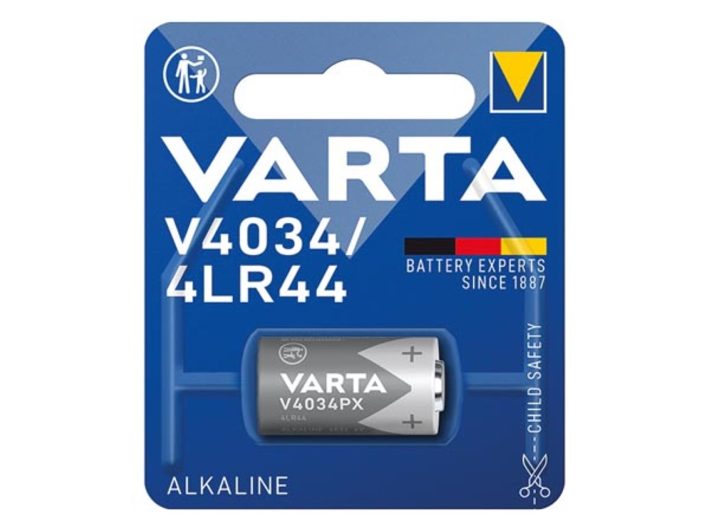 ALKALINE 4RL44 6V-100mAh 4034.801.401 (1st/bl) afbeelding