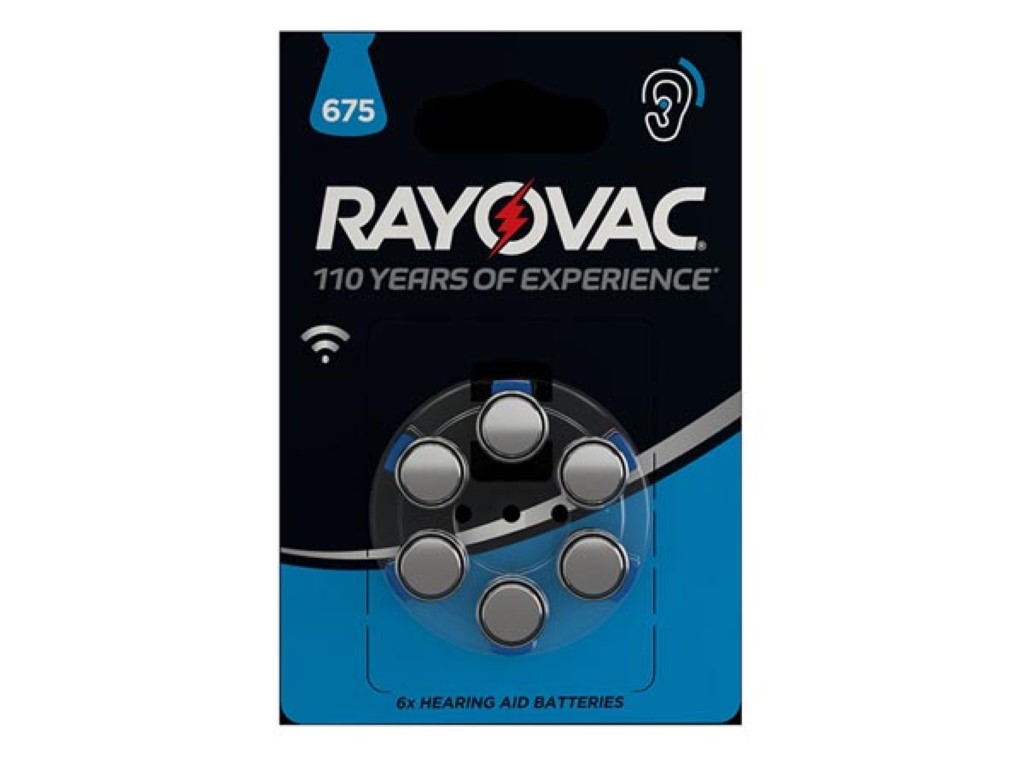 Velleman RAYOVAC ZINC AIR KNOOPCEL 1.45 V 630 mAh 4600.745.416 (6 st. bl)