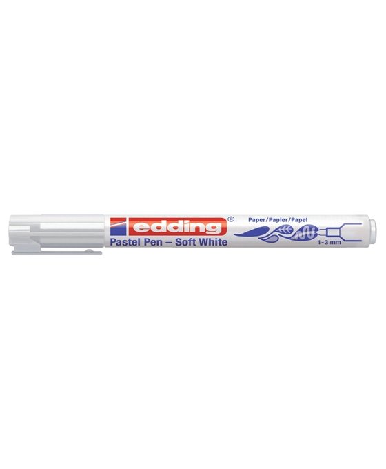Viltstift edding 1500 soft wit afbeelding