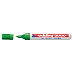 Viltstift edding 3000 rond 1.5-3mm groen afbeelding
