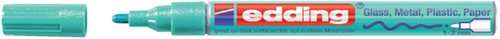 Paintmarker edding 751 op oliebasis 1-2mm metallic groen afbeelding