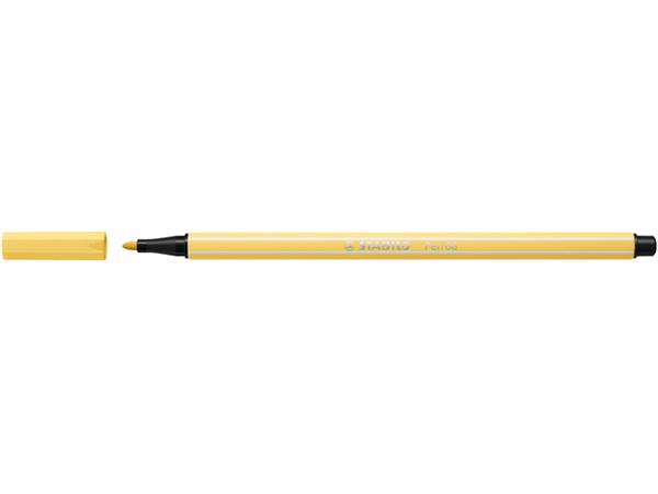 Viltstift STABILO Pen 68/23 medium lichtgeel afbeelding