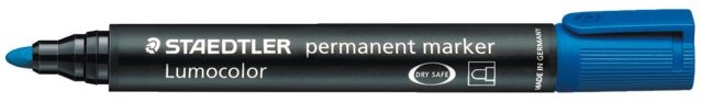 Viltstift Staedtler 352 rond blauw blauw afbeelding