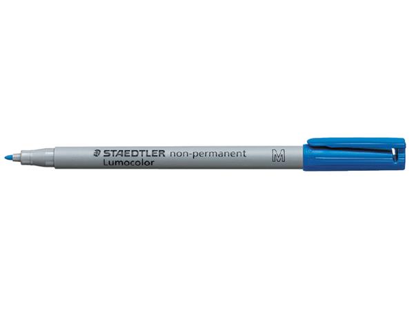 Viltstift Staedtler Lumocolor 315 non permanent M blauw afbeelding