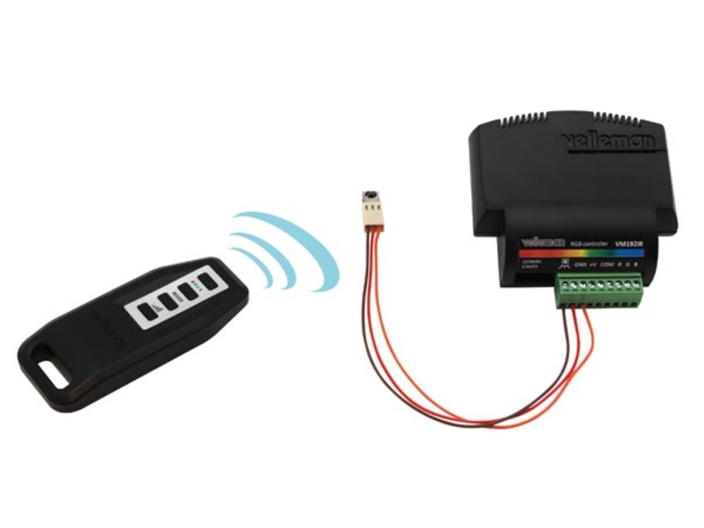 Velleman RGB LED CONTROLLER IR VERSIE