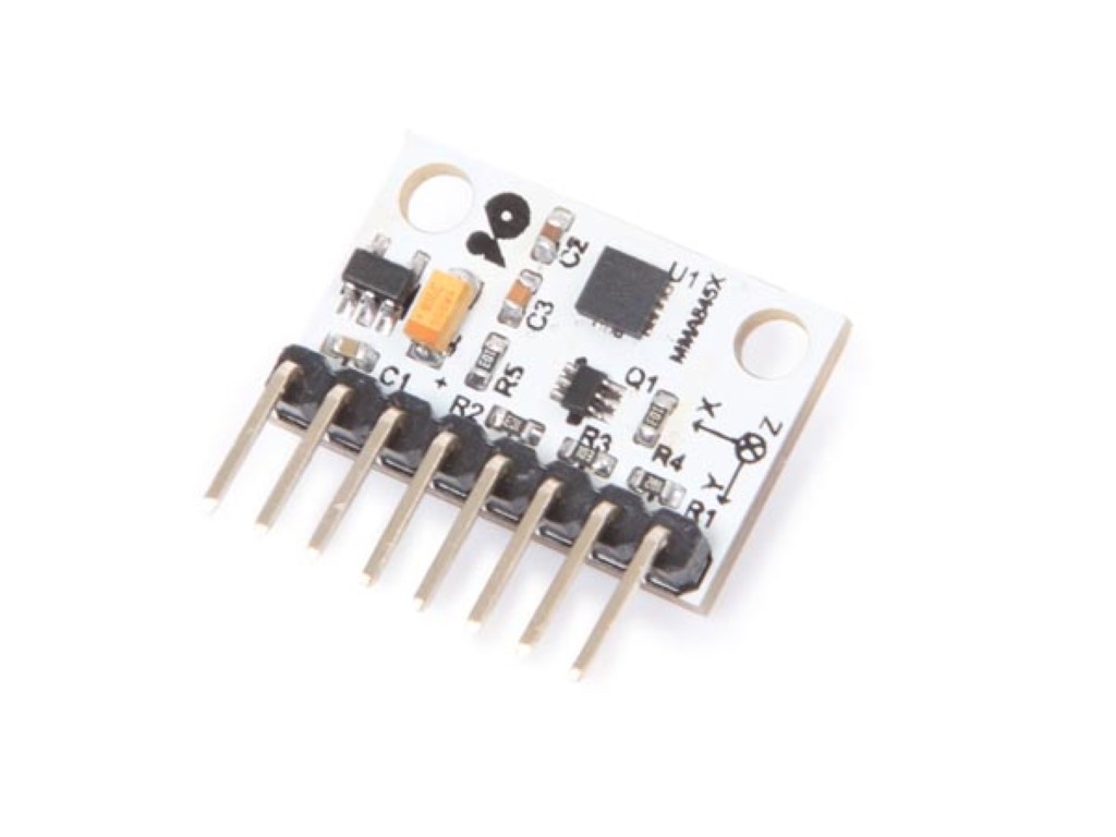 3-ASSIGE DIGITALE ACCELEROMETER - MMA8452 afbeelding