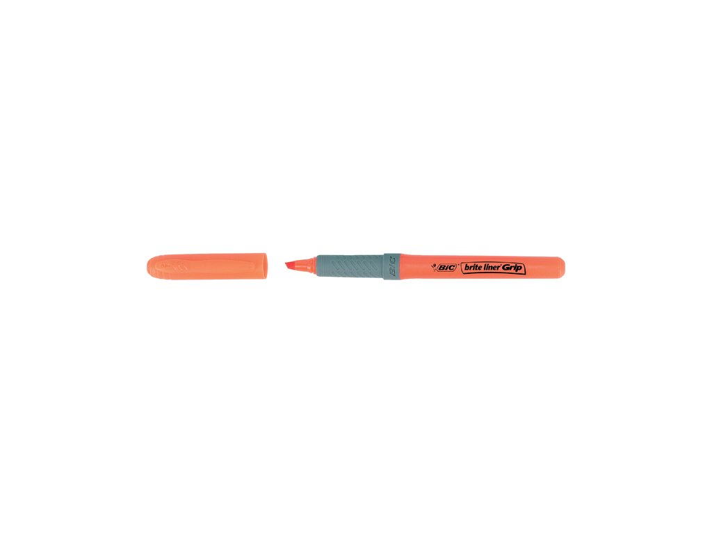 Markeerstift Bic brite liner grip oranje afbeelding