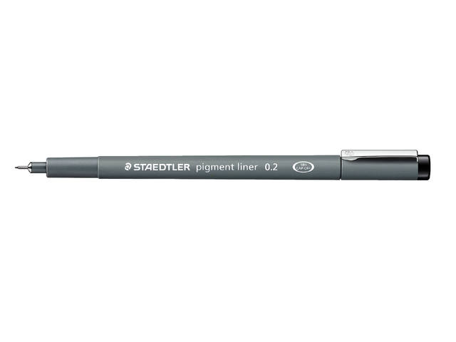Fineliner Staedtler Pigment 308 zwart 0.5mm afbeelding