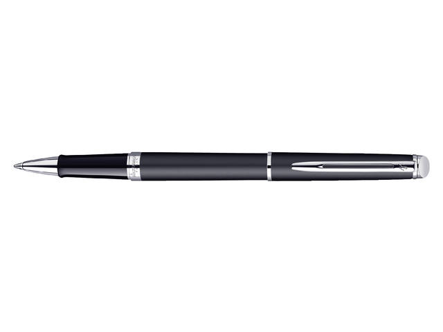 Rollerpen Waterman Hémisphère matte black CT fijn afbeelding