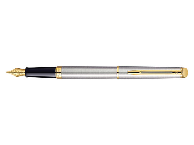 Vulpen Waterman Hémisphère stainless steel GT medium afbeelding