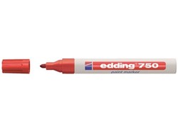 Paintmarker edding 750 op oliebasis 2-4mm rood