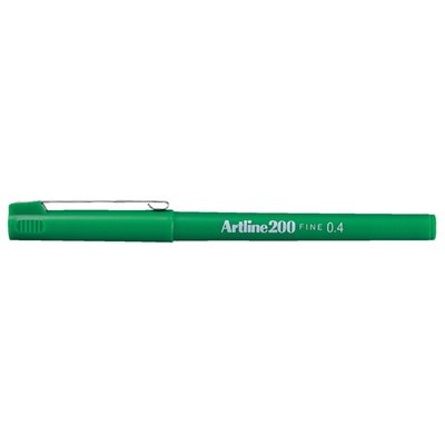 Fineliner Artline 200 rond fijn groen afbeelding