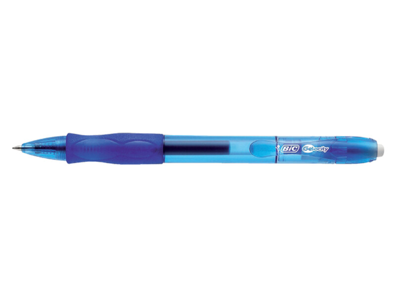 Gelschrijver Bic Gel-ocity medium blauw afbeelding