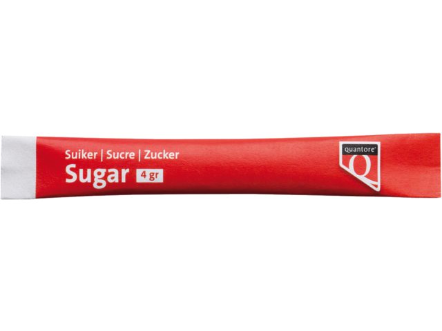 Suikersticks Quantore 4 gram 1000 stuks afbeelding