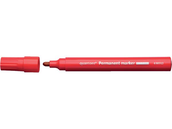 Permanent marker Quantore rond 1-1.5mm rood afbeelding