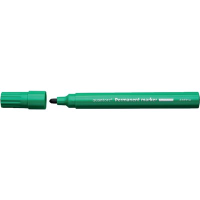 Permanent marker Quantore rond 1-1.5mm groen afbeelding
