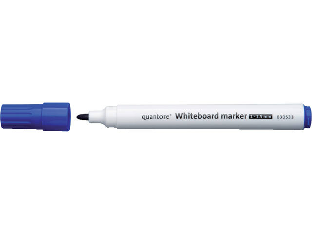 Whiteboardmarker Quantore rond 1-1.5mm blauw afbeelding