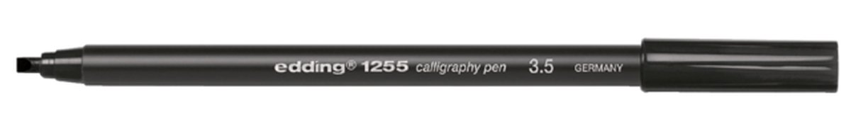 Kalligrafiepen edding 1255 3.5mm zwart afbeelding